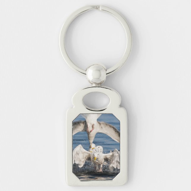 Diving Gulls Keychain (Front)