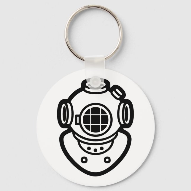 Diving Helmet Keychain (Front)