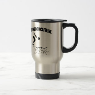 Diving Into Caffeine Travel Mug