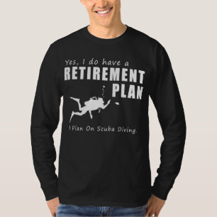 Diving into Retirement Adventure: Funny T-Shirt De