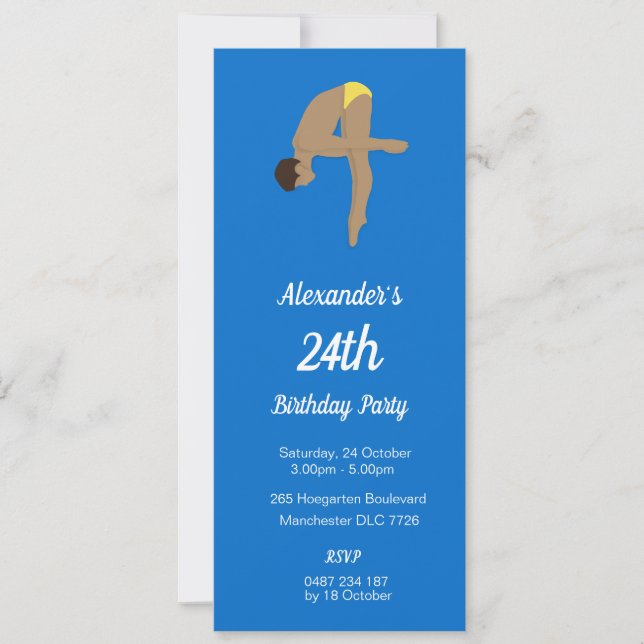 Diving Invitation (Front)