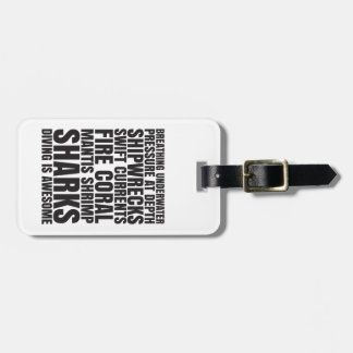 Diving is Awesome Luggage Tag