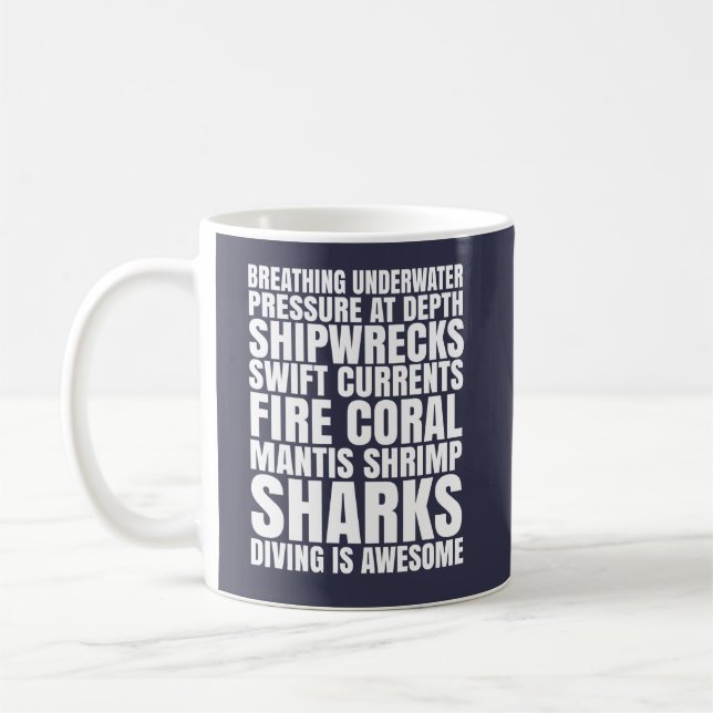 Diving is Awesome Mug (Left)