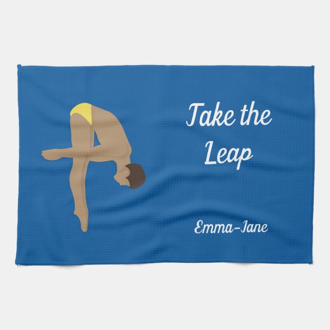 Diving Kitchen Towel (Horizontal)