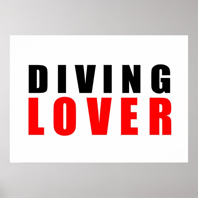 Diving lover poster (Front)