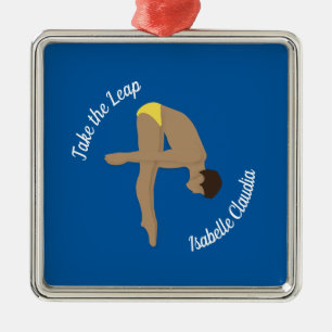 Diving Metal Ornament
