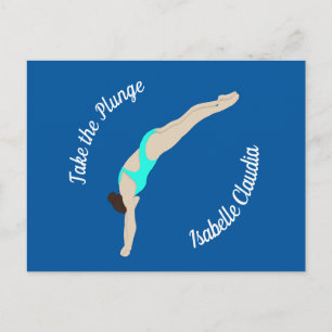 Diving Postcard