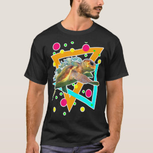 Diving Sea Cute Turtle Fish Scuba Diver Ocean T-Shirt