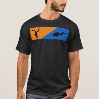 Diving Skydiving Skydive extrem Sport  2 T-Shirt