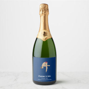 Diving Sparkling Wine Label