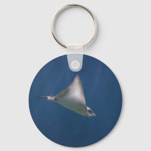Diving Stingray Keychain
