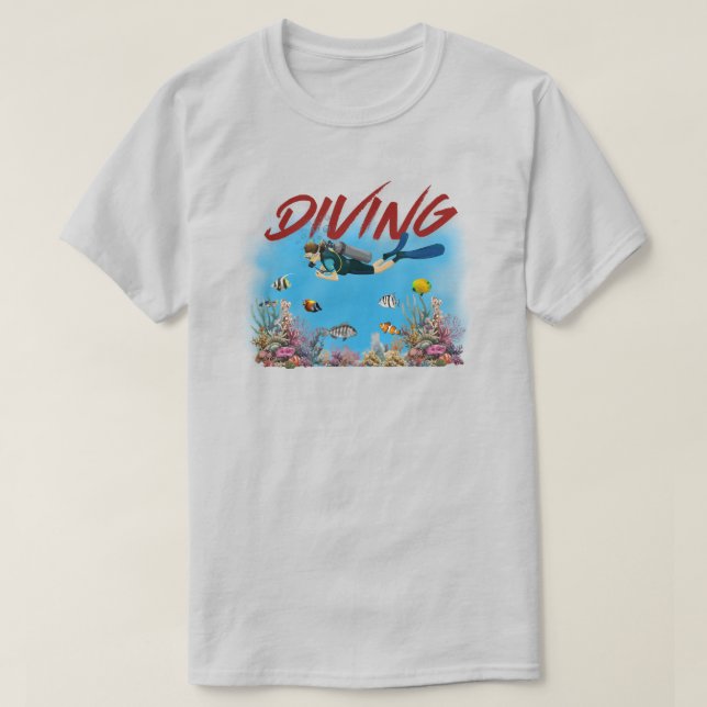 Diving T-Shirt (Design Front)