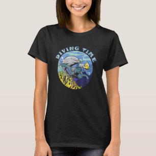 Diving time snorkelling diving underwater world T-Shirt