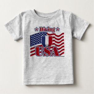 Diving USA Baby T-Shirt