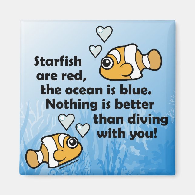 Diving With You Magnet (Front)