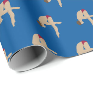 Diving Wrapping Paper