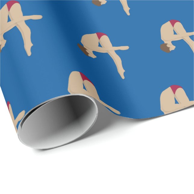 Diving Wrapping Paper (Roll Corner)