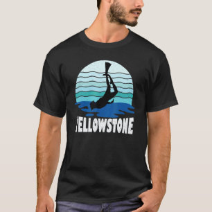 Diving Yellowstone A Snorkelling Underwater Or Scu T-Shirt