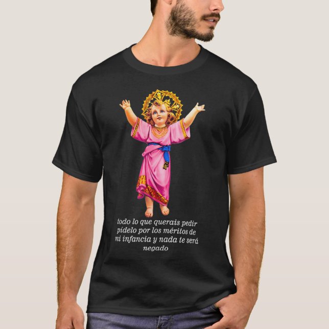 Divino Nio Holy Baby Jesus  T-Shirt (Front)