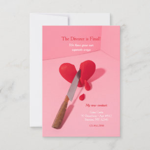 Divorce Faire-part