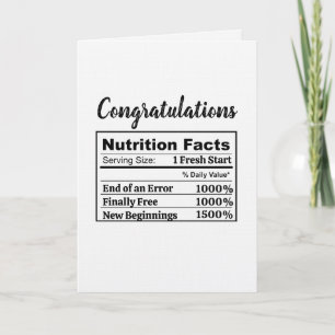 Divorce Funny New Beginnings Freedom End of Error Card