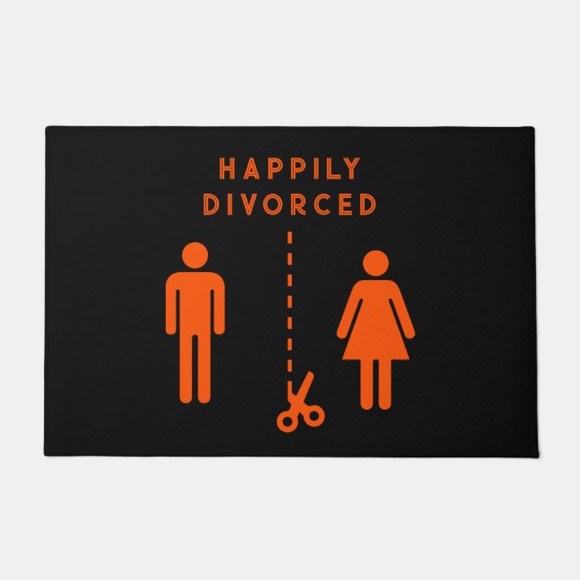 Divorce Gift Door Mat (Front)