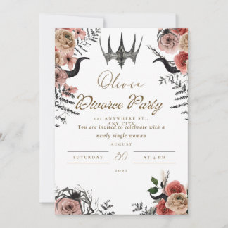 Divorce Invitation with a Villain Flare