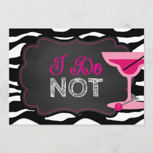 Divorce Party Chalkboard Invitation