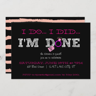 Divorce Party Invitation
