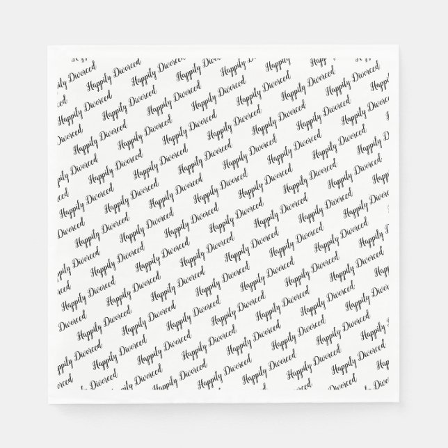 Divorce Party Napkin (Front)
