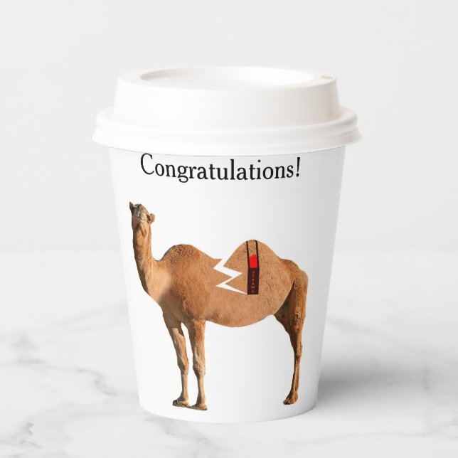 Divorce Party Paper Cups With Lids (Front)