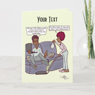 Divorce Rate Folded Greeting Card