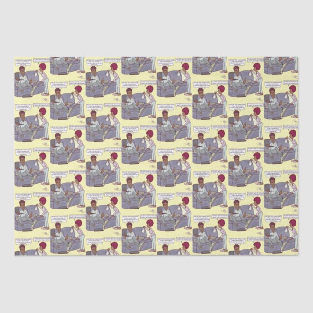 Divorce Rate Tissue Paper (Front)