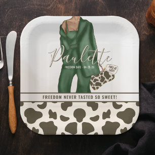 Divorce Theme Animal Skin Paper Plate