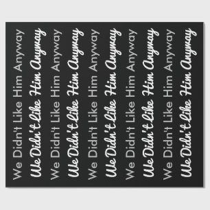 Divorce Wrapping Paper