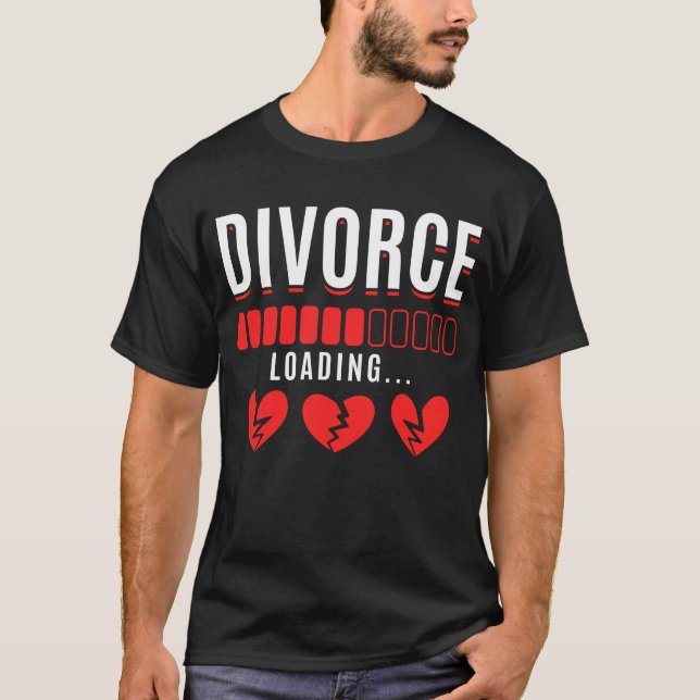 Divorcee Humour Funny Divorced Wife T-Shirt (Front)