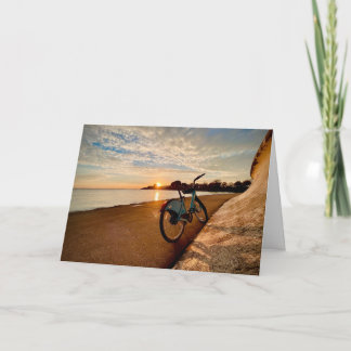 Divvy sunrise over the Adler Planetarium Card