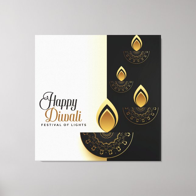 Diwali Canvas Print (Front)