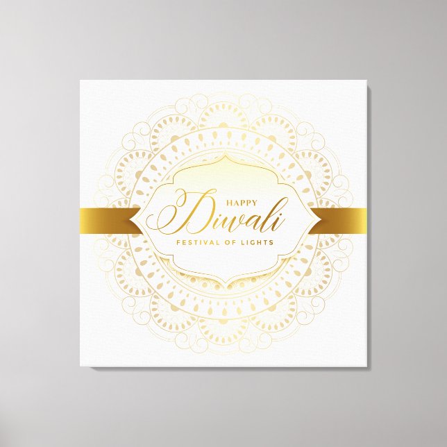 Diwali Canvas Print (Front)
