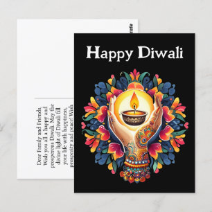 Diwali celebration postcard