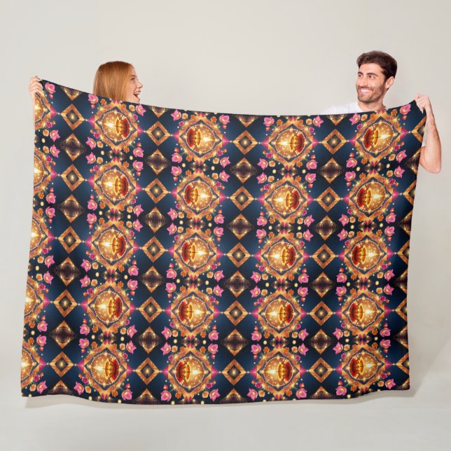 Diwali Celebrations Fleece Blanket (In Situ)