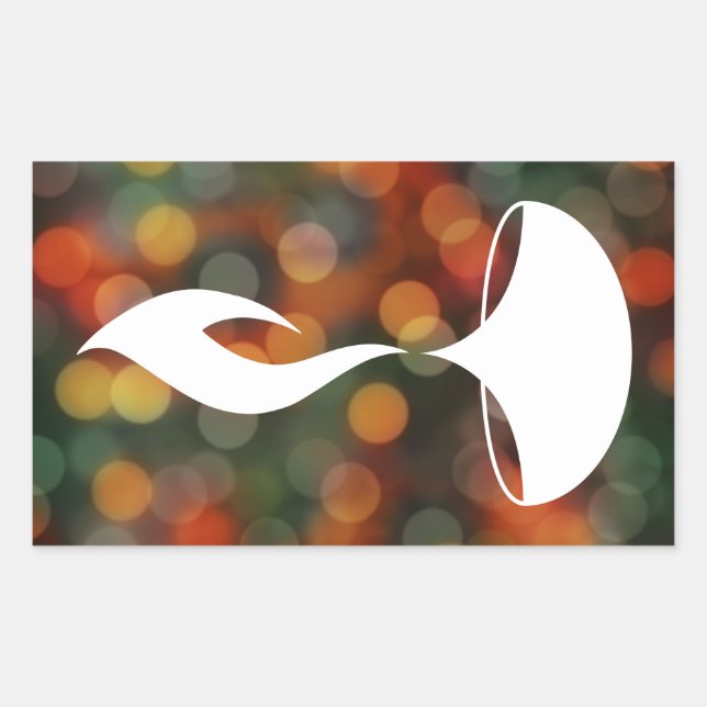 diwali diya bokeh lights sticker (Front)