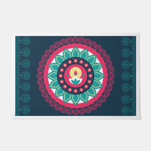 Diwali Doormat; Diwali home Decor  Doormat