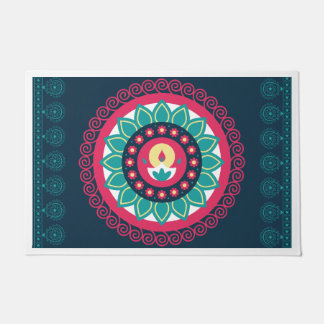 Diwali Doormat; Diwali home Decor  Doormat