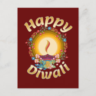 Diwali Festival of Lights Hindu Sikh Jain Postcard