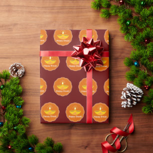 Diwali gift wrapping paper