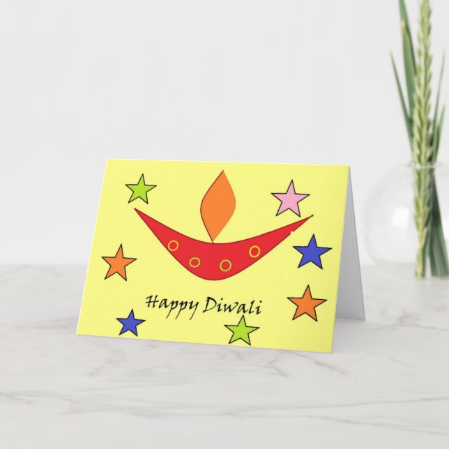 Diwali greeting card (Front)