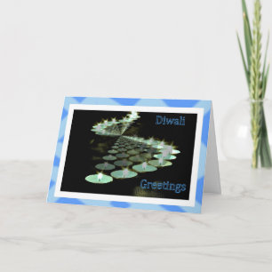 Diwali Indian Festival of Light tealight candle Card