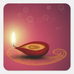 Diwali lumineux - Sticker