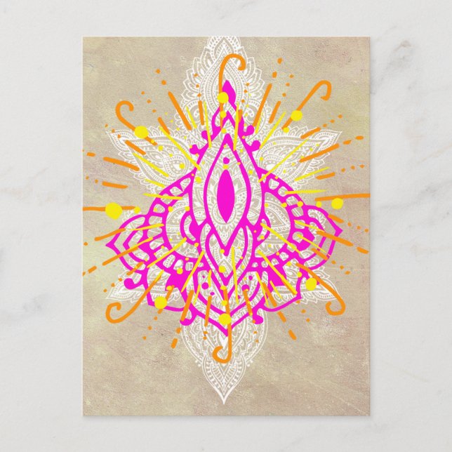 Diwali Party Invitation Postcard (Front)